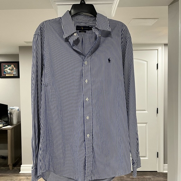 Ralph Lauren Polo Blue Button Down Size L - Picture 5 of 6